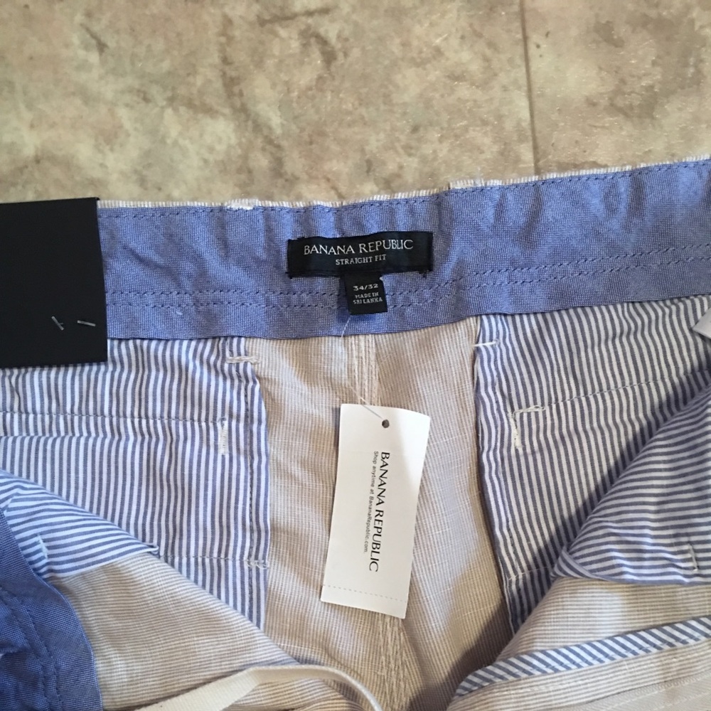 Banana Republic 34 X 32 Straight Fit Chino